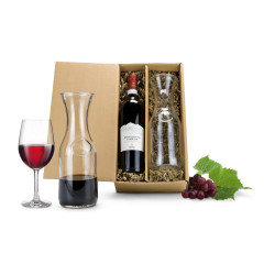 Geschenkset / Präsenteset: Rotwein & Karaffe Geschenkset / Präsenteset: Rotwein & Karaffe