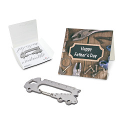 Geschenkartikel / Präsentartikel: ROMINOX® Key Tool im Motiv-Mäppchen Happy Father's Day Geschenkartikel / Präsentartikel: ROMINOX® Key Tool im Motiv-Mäppchen Happy Father's Day
