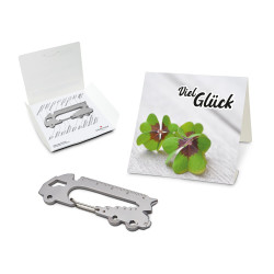 Geschenkartikel / Präsentartikel: ROMINOX® Key Tool im Motiv-Mäppchen Viel Glück Geschenkartikel / Präsentartikel: ROMINOX® Key Tool im Motiv-Mäppchen Viel Glück