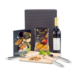 Geschenkset / Präsenteset: Käse & Wein