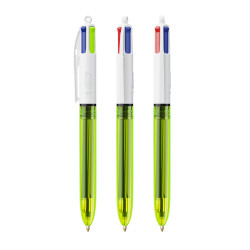 BIC® 4 Colours® Fluo ballpen