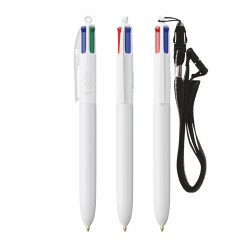 BIC® 4 Colours® ECO + lanyard