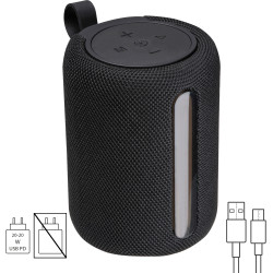 Lautsprecher mit LED Licht, rund GRETA