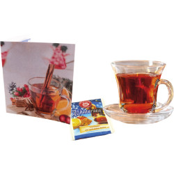Klappkärtchen Weihnachtstee Klappkärtchen Weihnachtstee