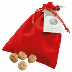 Nuss-Säckchen mit Nussbreaker, 1-4 c Digitaldruck inklusive Nuss-Säckchen mit Nussbreaker, 1-4 c Digitaldruck inklusive