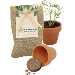 Natursäckchen klein  'Pflanze deinen Baum', 1-4 c Digitaldruck inklusive Natursäckchen klein  'Pflanze deinen Baum', 1-4 c Digitaldruck inklusive