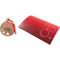 Klappkärtchen Weihnachtskugel