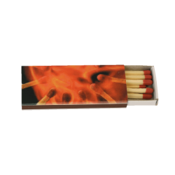 Streichholzschachtel mit 11 Streichhölzern