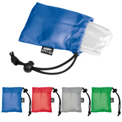 Regenponcho aus RPET