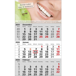 Wandkalender Standard 1