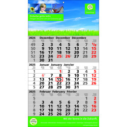 Wandkalender Standard 2 plus