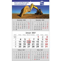 Wandkalender "Smart Five", deutsch