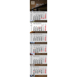 Wandkalender "Exclusiv 6", 4-sprachig