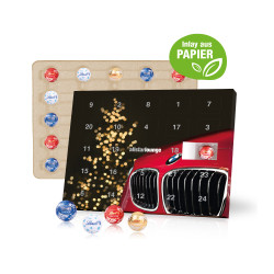 Tisch-Adventskalender, Lindt "Gourmet Edition", Inlay aus Papier 