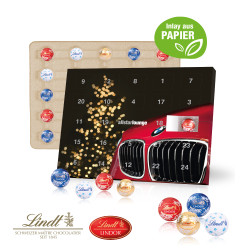 Tisch-Adventskalender, Lindt "Gourmet Edition", Inlay aus Papier 