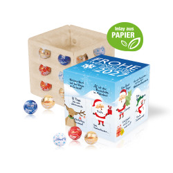 Adventskalender "Cube", Lindt Minis, Inlay aus Papier