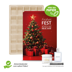 Adventskalender "Universal" Individuelle Befüllung, Inlay aus Papier