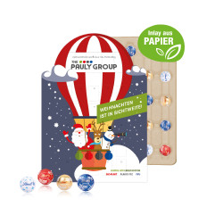 Adventskalender "individuelle Kalenderform", Lindt Schokolade