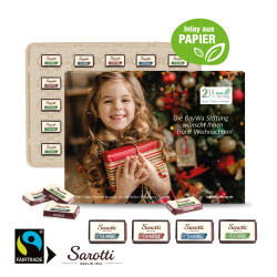 Wand-Adventskalender, Sarotti "Business Exklusiv", Inlay aus Papier