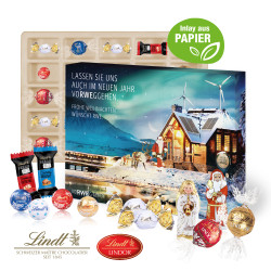 Adventskalender, Lindt "Premium Selection", Inlay aus Papier