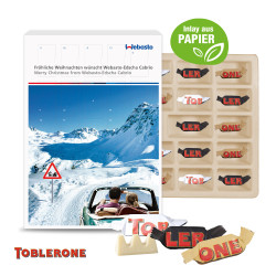 Adventskalender, TOBLERONE Mix, Inlay aus Papier