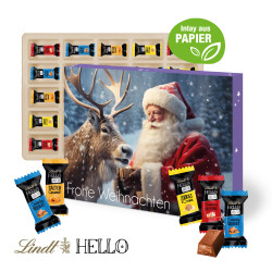 Wand-Adventskalender, Lindt HELLO, Inlay aus Papier