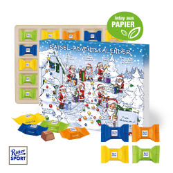 Adventskalender, Ritter SPORT Schokowürfel, Inlay aus Papier