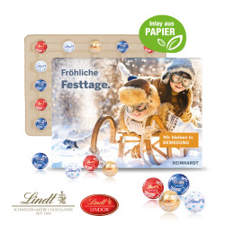 Wand-Adventskalender, Lindt "Gourmet Edition", Inlay aus Papier