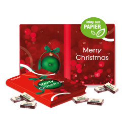 Adventskalender "Weihnachtsbuch", Sarotti Fairtrade® Schokolade, Inlay aus Papier