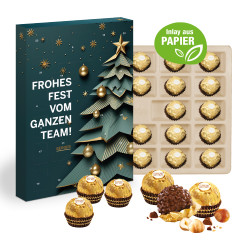 Wand-Adventskalender, Ferrero Rocher, Inlay aus Papier