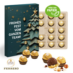 Wand-Adventskalender, Ferrero Rocher, Inlay aus Papier