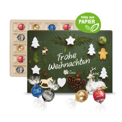 Adventskalender, Lindt Lindor Pralinés, Inlay aus Papier