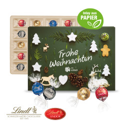 Adventskalender, Lindt Lindor Pralinés, Inlay aus Papier