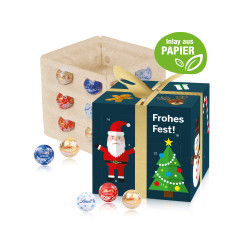 Adventskalender "Cube Geschenkzauber", Lindt Minis, Inlay aus Papier