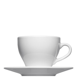Cappuccinotasse mit Untertasse