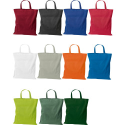 Baumwolltasche mit kurzen Henkeln Baumwolltasche mit kurzen Henkeln