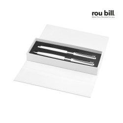 roubill Image White Line Set (Drehkugelschreiber+ Rollerball)