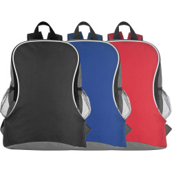 Rucksack mit Seitenfächern aus Polyester