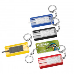 Reifenprofiltiefenmesser mit Gliederkette, schwarz