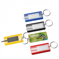 Reifenprofiltiefenmesser mit Gliederkette, schwarz