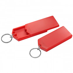 Schlüsselanhänger-Safebox, rot