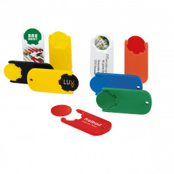 Chiphalter mit 1€-Chip "Alpha", rot