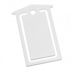 Zettelklammer "Postbriefkasten", weiß