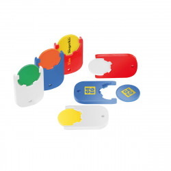 Chiphalter mit 1€-Chip "Gamma", orange