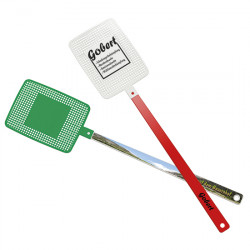 Fliegenklatsche "Rechteck", weiß Fliegenklatsche "Rechteck", weiß