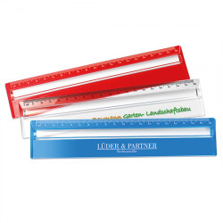 Lineal 20 cm mit Zeilenlupe