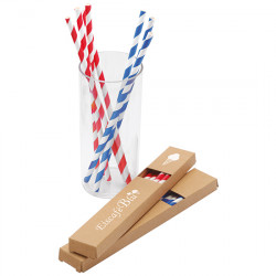 Strohhalm-Set Papier Strohhalm-Set Papier