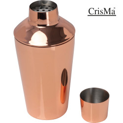 CrisMa Cocktailshaker mit Kupfer, 500ml DIETMAR