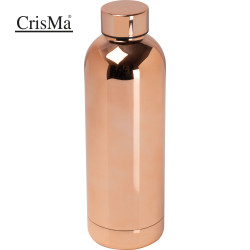 CrisMa Vakuum Edelstahltrinkflasche, 500ml  SILVIA