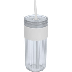 Becher mit Trinkhalm, 660ml SOLEDAD